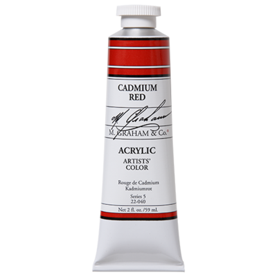 Cadmium Red Acrylic Paint - 150ml M. Graham & Co