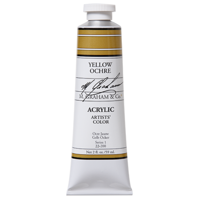 Yellow Ochre Acrylic Paint - 150ml M. Graham & Co