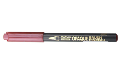 Opaque Brush Pen Metallic Red - Marvy Uchida
