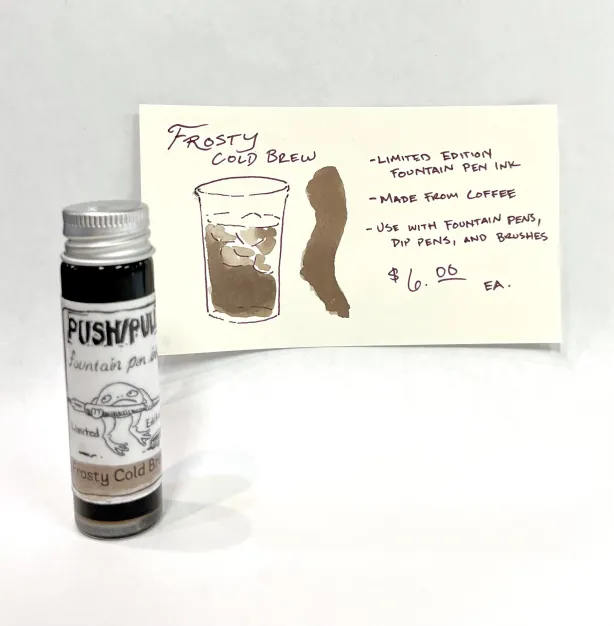 Frosty Cold Brew - 30 ml Fountain Pen Ink by Push/Pull