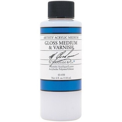 M. Graham & Co. Acrylic Gloss Medium/Varnish 4oz
