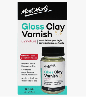 Mont Marte Gloss Clay Varnish 120ml