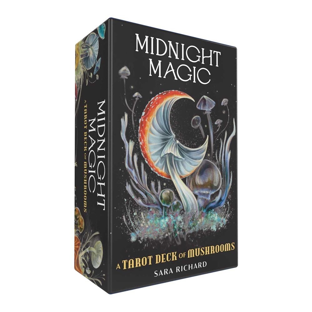 Midnight Magic: A Tarot Deck of Mushrooms by Sara Richards