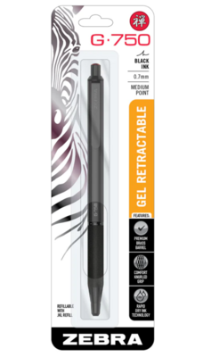 Zebra G-750 Retractable Gel Pen