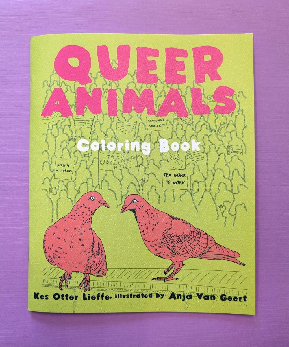 Queer Animals Coloring Book by Kes Otter Lieffe & Anja Van Geert