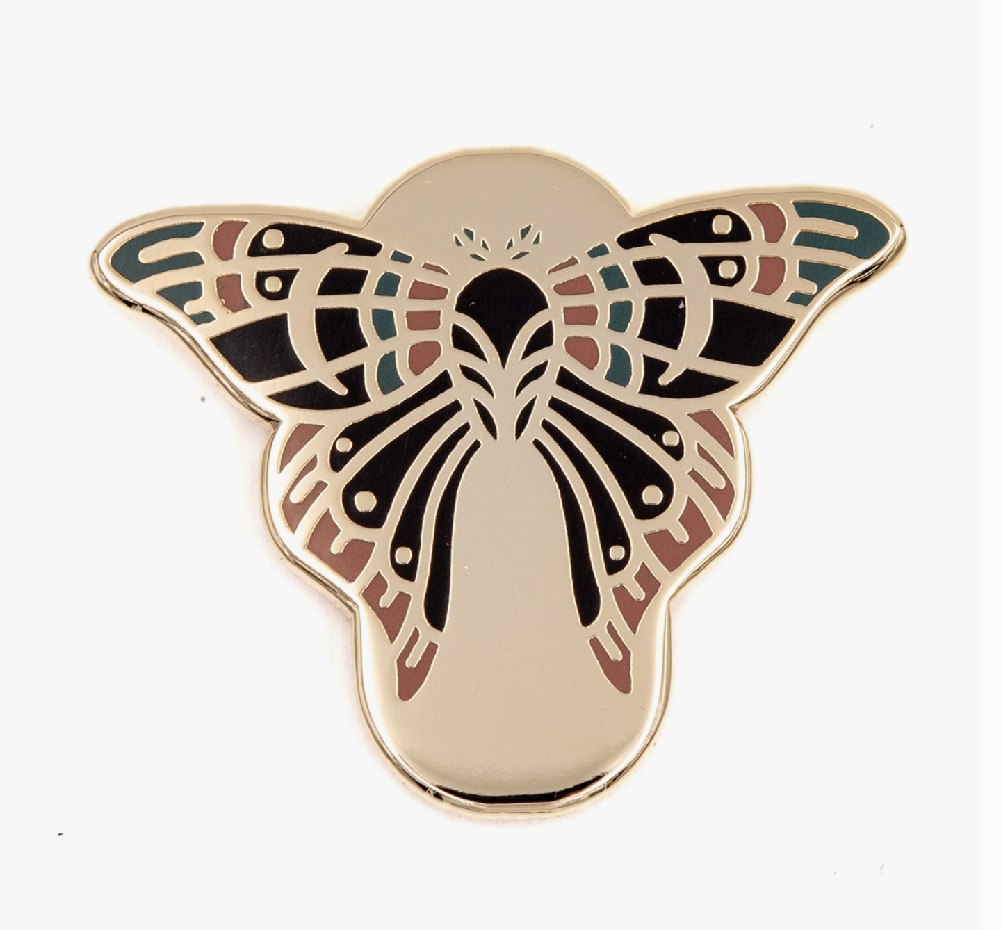 Moth Brooch - Enamel Pin by These Are Things