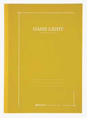 Profolio Oasis Light Notebook in Mustard