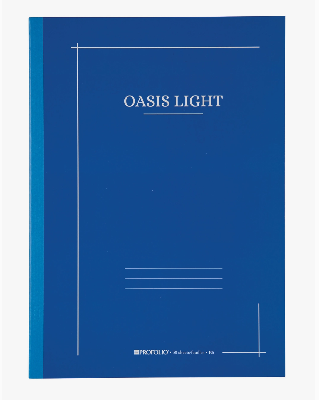 Profolio Oasis Light Notebook in Blueberry