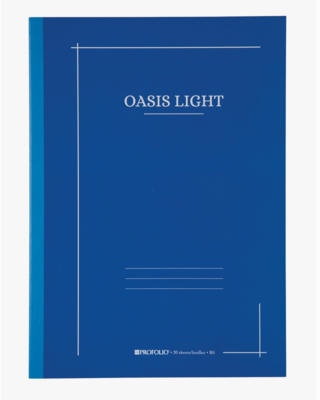 Profolio Oasis Light Notebook in Blueberry