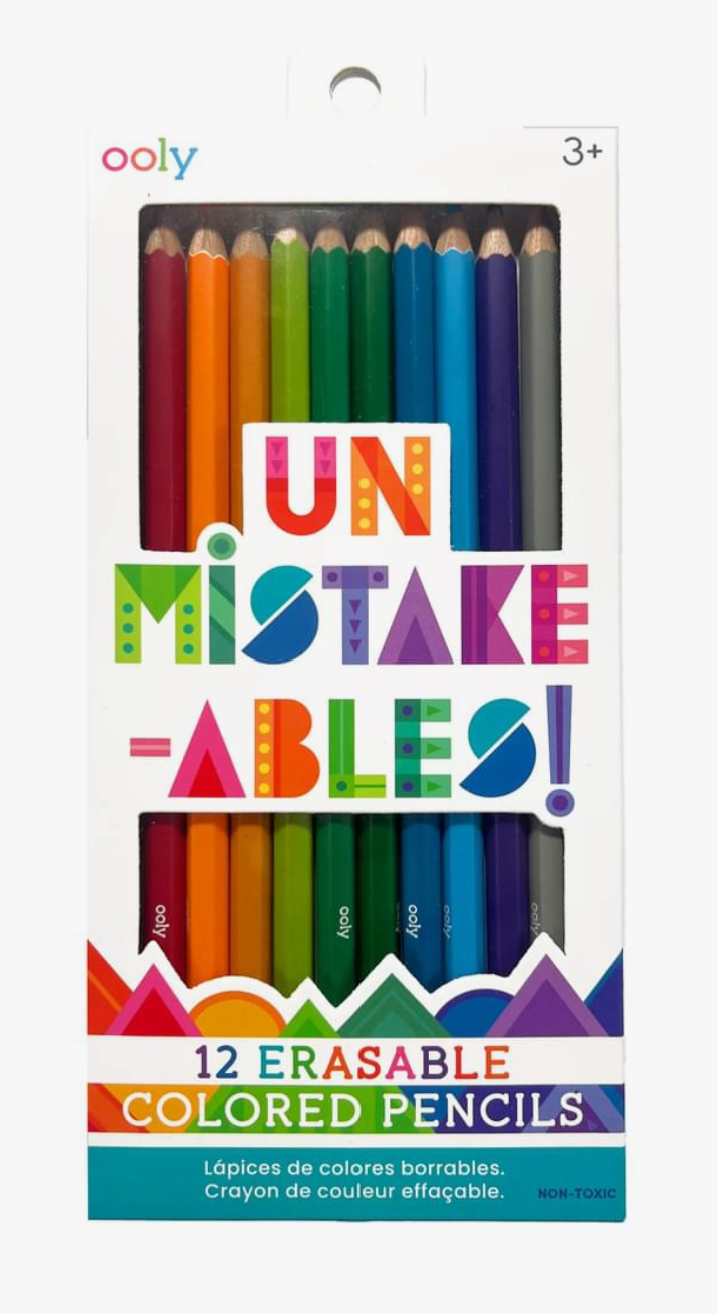 Ooly Un-Mistake-Ables! Erasable Colored Pencils