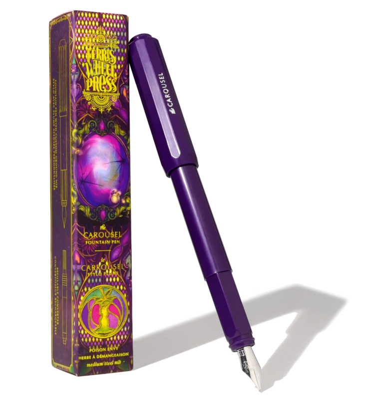 Poison Envy Carousel Fountain Pen (Fine Nib), Ferris Wheel Press