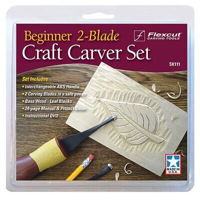 Flexcut Beginner 2-Blade Craft Carver Set