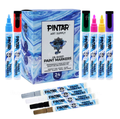 Pintar Oil Based Paint Markers set of 24