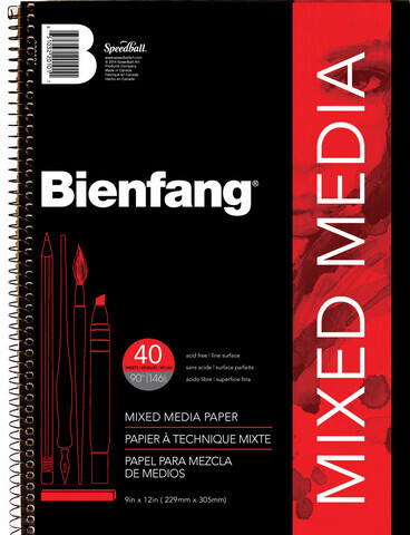 Bienfang Mixed Media Pad 90lb 40 Sheets