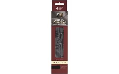 Art Advantage Willow Charcoal, Thick, 4pc