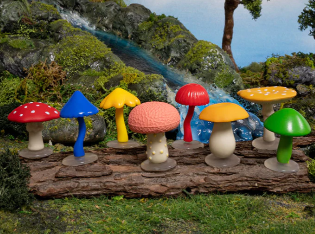 A Collection of Mini Mushrooms by Archie McPhee