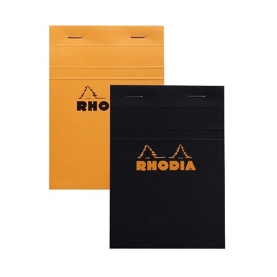 Rhodia Classic Notepad 8.25" X 12.5" Orange Graph