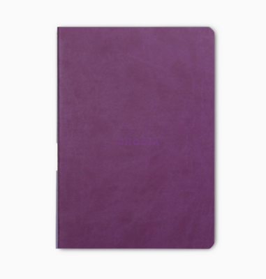 Rhodia Sewn Spine Dot Notebook - Purple