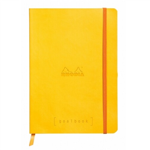 Rhodia Softcover Goalbook Bullet Journal A5 Yellow