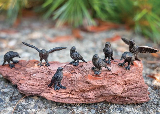 Itty Bitty Crows by Archie McPhee