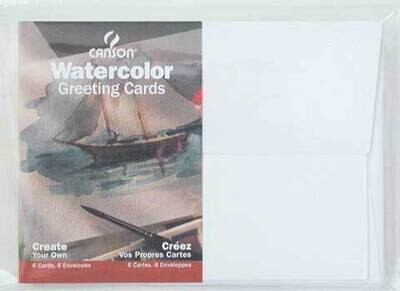 Canson Montval Watercolor Cards - 5” x 7” Folded 30 Count