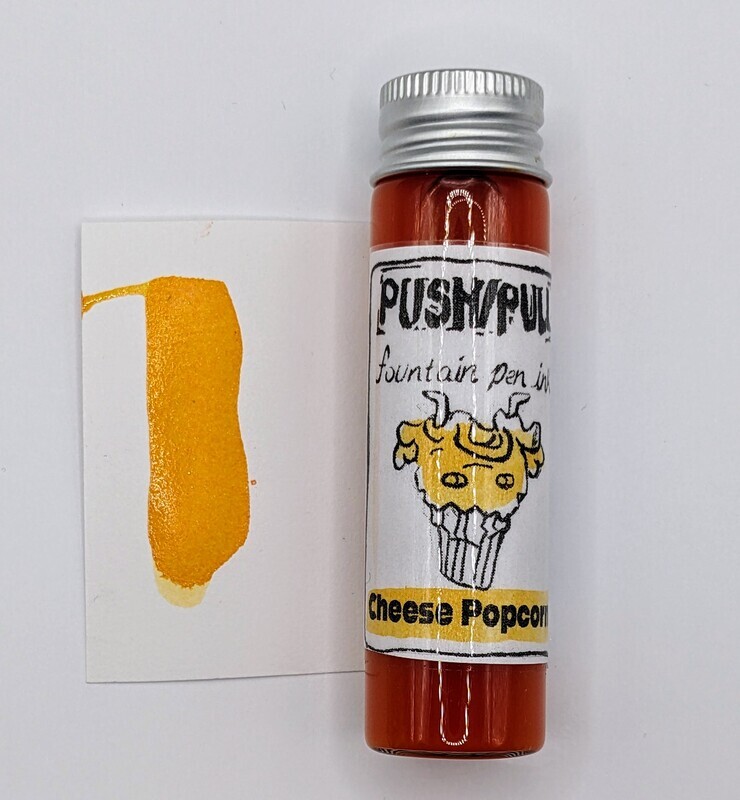 Push/Pull Fountain Pen Ink- Cheese Popcorn - 20mL