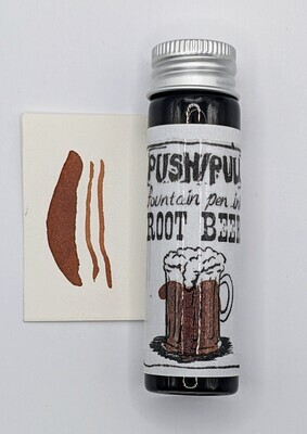 Push/Pull Fountain Pen Ink- Root Beer (Seattle Brews) - 20ml / 0.70 fl oz