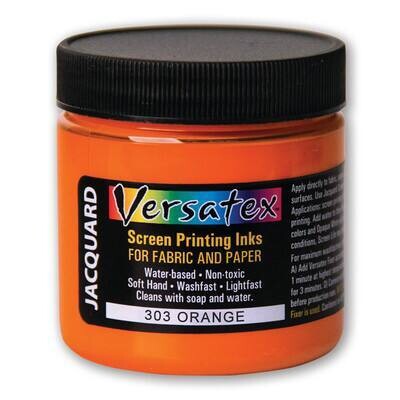 Jacquard Versatex Screen Printing Ink 4oz 303 Orange
