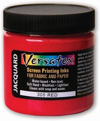 Jacquard Versatex Screen Printing Ink 4oz 305 Red