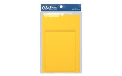 Paper Accents Card & Envelope - Canary Yellow, 4.25" x 5.5"