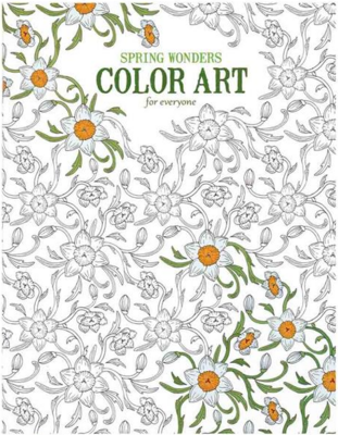 Leisure Arts Spring Coloring Book Spring Wonders