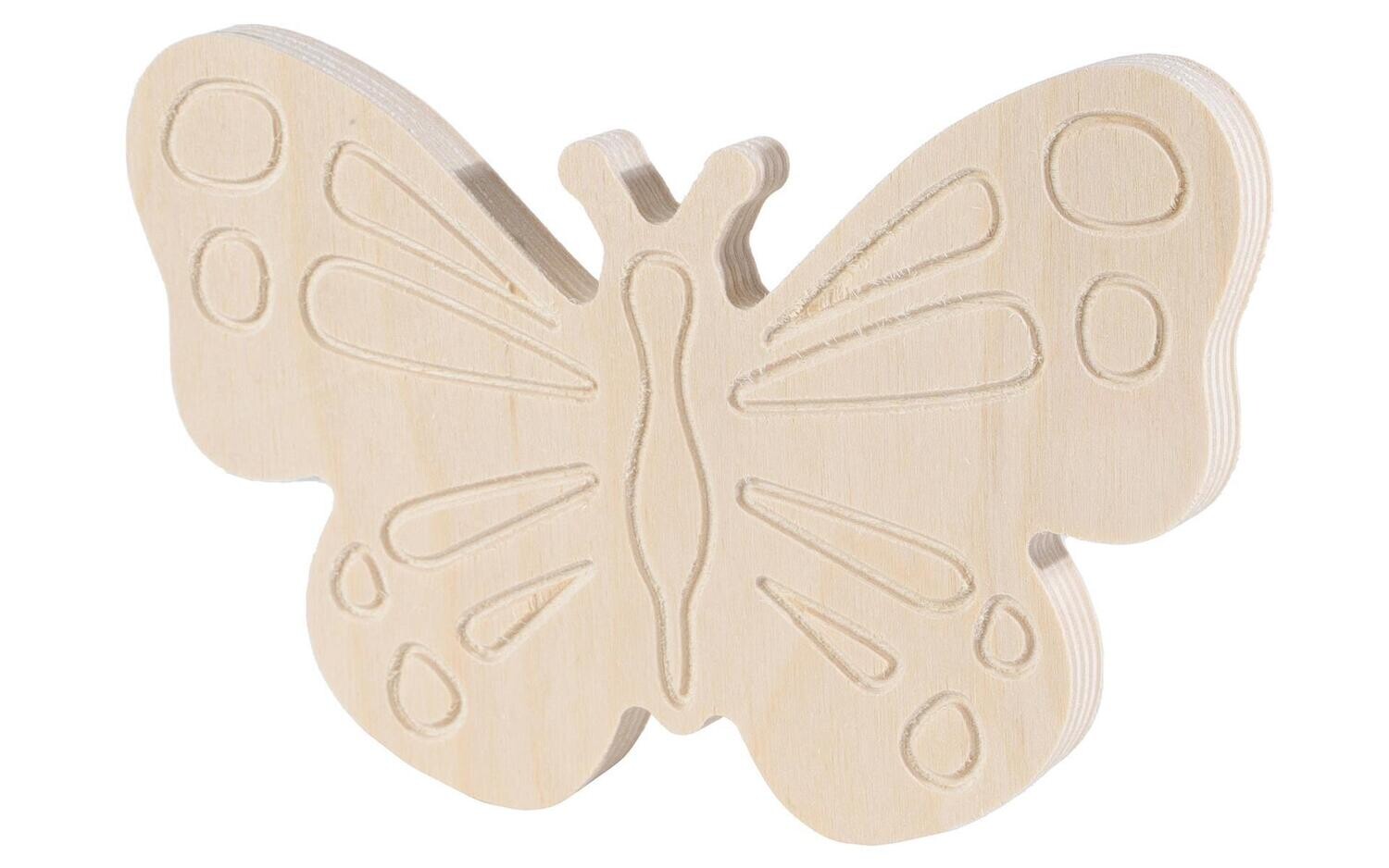 Leisure Arts Good Wood Butterfly Wood Shape