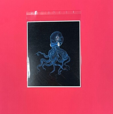 Wonderpus Octopus Larvae, 8" x 10" print by Vladimir Verano