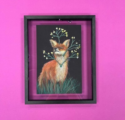 Flowering Fox, Original art by Vladimir Verano