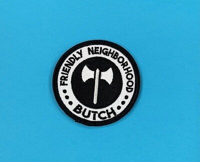 Friendly Neighborhood Butch, embroidered patch by rosefinchie