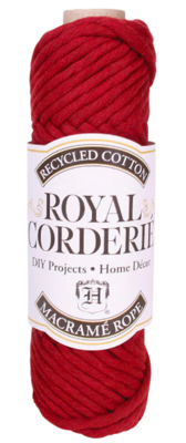 Royal Corderié Single Twist 6mm Macramé Rope - Bordeaux