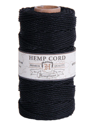 #48 Hemp Cord Spools - Black