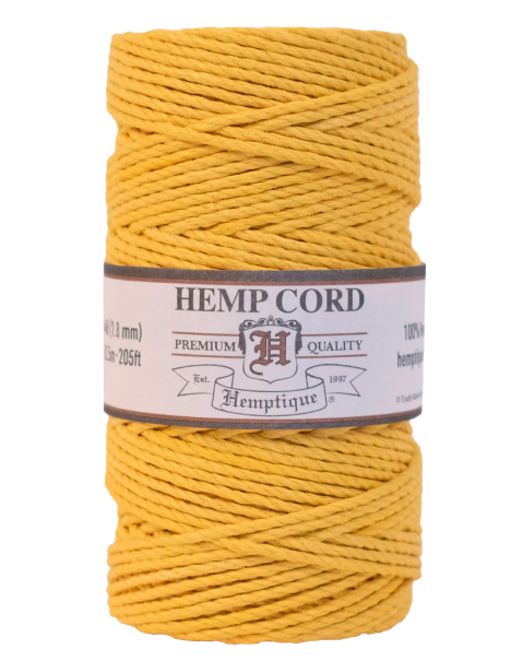 #48 Hemp Cord Spools - Yellow