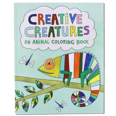 Creative Creatures : an Animal Coloring Book, by Free Period Press