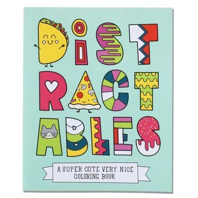 Distractables Coloring Book, by Free Period Press