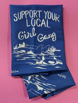 Push/Pull Merch - Support Your Local Girl Gang - Scarf