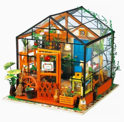 Hands Craft DIY Miniature House Kit - Cathy's Flower House