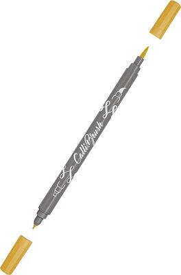 Calli Brush double tip pen - Curry - by Online