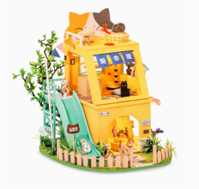 Rolife DIY Miniature House Kit - Cat House