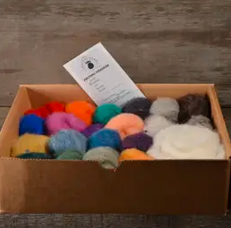 Needle Felting Color Pack, Mix of Solids and Heathers