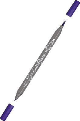 Calli Brush double tip pen - Dark Blue - by Online