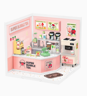 Rolife DIY Miniature House Kit - Double Joy Bubble Tea