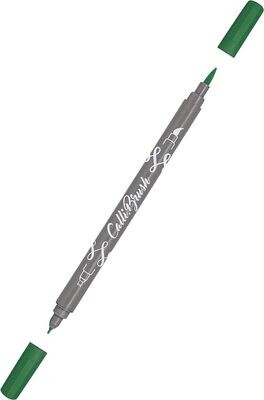 Calli Brush double tip pen - Dark Green - by Online
