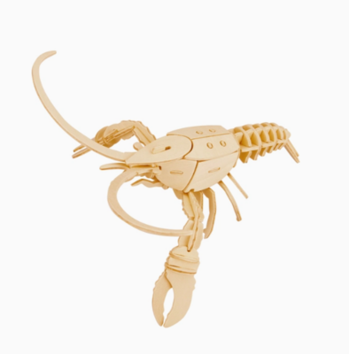 Hands Craft 3D Wooden Puzzle Lobster
