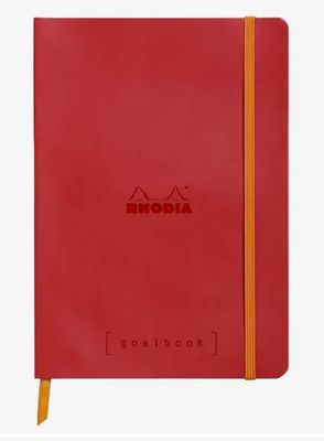 Rhodia Goalbook Dot Grid Notebook (Hardcover) - Poppy
